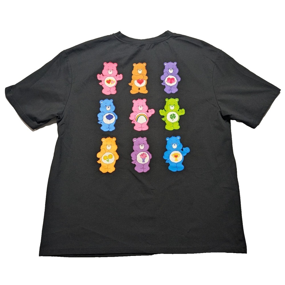 Care Bears x Shein Double-sided T-Shirt - Women Medium Black EUC